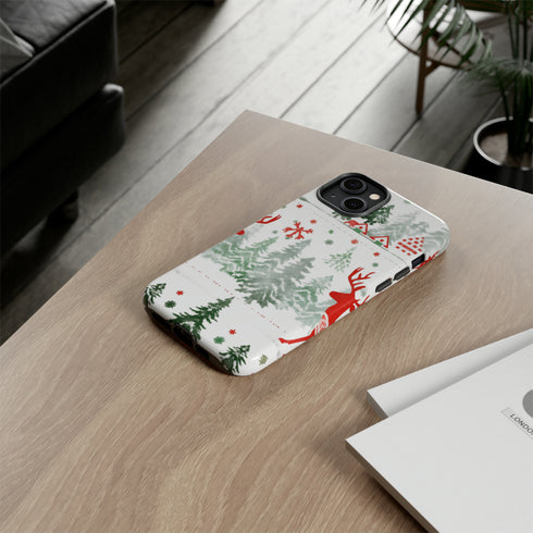 Nordic Christmas Print - Impact Resistant Phone Case